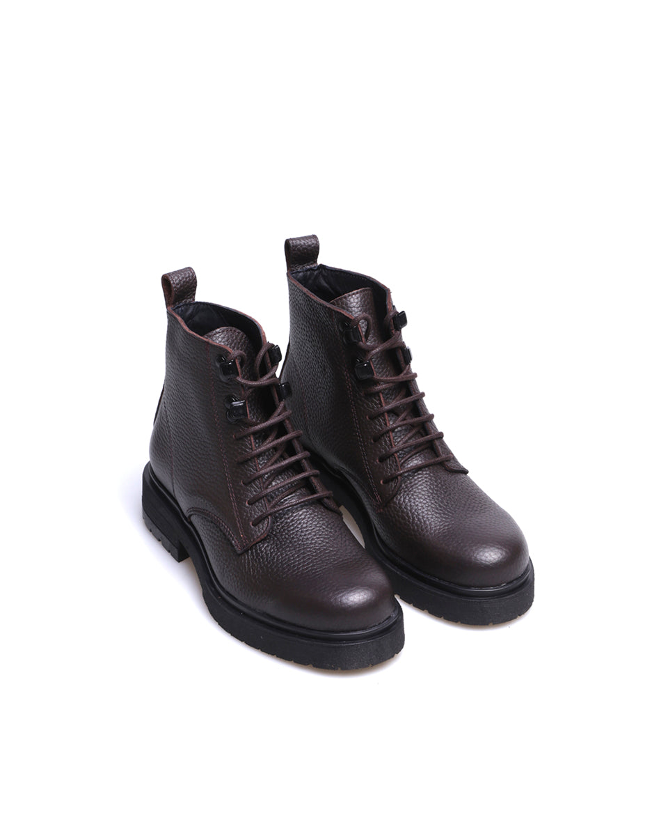 De Cuero Vacuno Borcegos Sin Cordones Mujer Borcegos Mujer Cuero